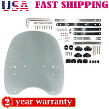 Motorcycle Large Clear Windshield For Harley Honda Magna Shadow Spirit 19