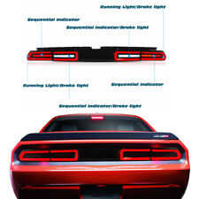 Smoke LED Rear Lamp Tail Light For 08-14 Dodge Challenger w/Sequential Indicator picture