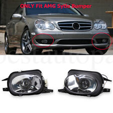 AMG Style Front Bumper Clear Fog Lights For Mercedes Benz W203 C32 C55 AMG picture