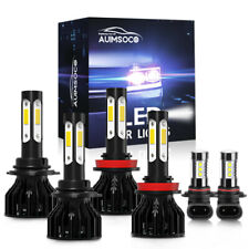 For Ford	Escape 2013-2016 6x LED Headlight Combo Hi-Lo Beam Fog Light Bulbs Kit picture