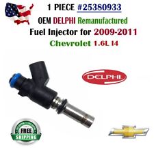 GENUINE Delphi x1 PIECE Fuel Injector for 2009-2011 Chevrolet 1.6L I4 #25380933 picture