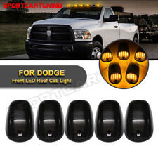 5xSmoked Rooftop Cab Running Marker Light LED 3000K for Dodge RAM 1500 2500 3500 picture