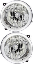 For 2002-2003 Jeep Liberty Headlight Halogen Set Driver and Passenger Side picture