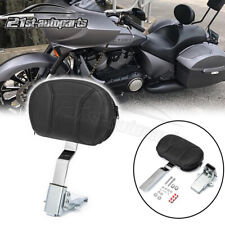 For 10-17 Victory Cross Country Tour Quick Release Plug In Driver Rider Backrest picture