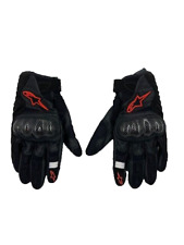 Alpinestars SMX-1 Air V2 Gloves Black/Fluo Red Large - 3570518-1030-L picture
