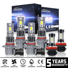 For Mitsubishi Outlander XLS LS Utility 3.0L 2007-2013 LED Headlight Fog Bulbs picture