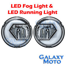 1 Pair Cree LED Fog Light+Running Light+Plug 'N' Play for 07-17 Jeep Wrangler JK picture