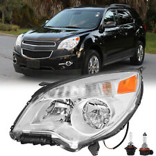 For 2010-2015 Chevy Equinox LS / LT Halogen Chrome Headlight Driver Left w/ bulb picture