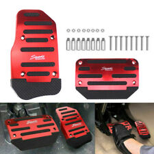 Universal Non-Slip Automatic Gas Brake Foot Pedal Pad Cover Car Accessories-Red picture