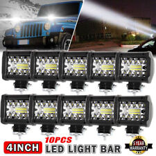 10X 4 Inch LED Work Cube Light Bar Pods fog Lamps for Pickup SUV UTV 4WD offroad picture