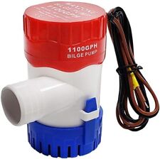 1100GPH 12V Electric Marine Submersible Bilge Sump Water Pump for Boat Hose 29mm picture