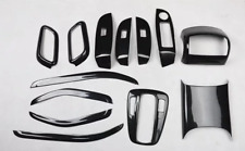 13X Black Carbon Fiber Car Interior Kit Cover Trim For Chevrolet Malibu 12-2014 picture