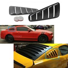 For 10-14 Mustang Window Visor Louver Louvre Quarter Side Panel Scoop 5 Vent PP picture