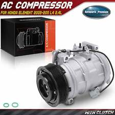 New AC Compressor with Clutch for Honda Element 2003-2011 L4 2.4L 38810PZDA00 picture