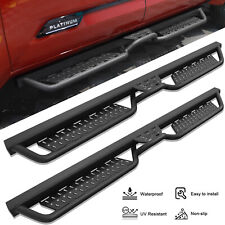 Running Boards for 19-24 Silverado/Sierra 1500 Crew Cab BLK Side Down Step BHK-Y picture