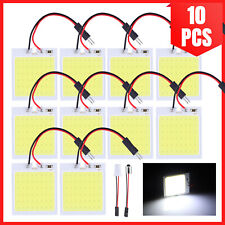10Pcs 48SMD COB White Panel LED T10 Car Interior Panel Light 12V Dome Lamp Bulbs picture