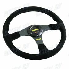 Universal 340mm Racing Steering Wheel with Suede Leather For momo hub X1 picture