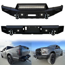 Vijay  For Ford F150 2015-2017 Front and Rear Bumper with D-rings and LED lights picture