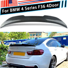 FOR 2014-19 BMW F36 4 SERIES GRAN COUPE 4DR CARBON LOOK PSM STYLE TRUNK SPOILER picture