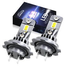 H7 LED Headlights Bulbs 10000K High Low Beams Kit Combo Super White Bright 2Pcs picture