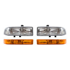 4 Pc Set of Headlights & Park Signal Marker Lights fit 98-05 Blazer & 98-04 S10 picture