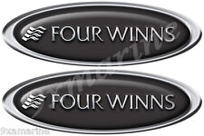 Two Four Winns Boat Oval Stickers 15