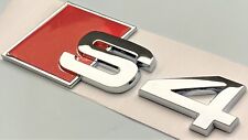 CHROME S4 FIT AUDI S4 REAR TRUNK EMBLEM BADGE NAMEPLATE DECAL LETTER NUMBER picture