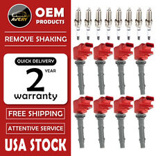 8X Ignition Coils + 8X Spark Plugs for Mercedes-Benz SL550 S550 G550 CL550 E550 picture