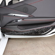 Forged Carbon Fiber Car Door Anti-kick Guard Trim Panel For Corvette C8 2020-23 picture