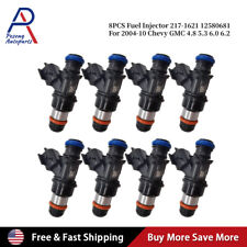 8x Fuel Injectors For Delphi 2004-2010 Chevy GMC 4.8 5.3 6.0 6.2 12580681 US picture