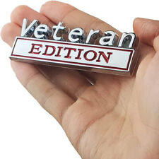 2Pcs 3D Metal Veteran Edition Emblem Badge Decals Car Truck Sticker Decal Alloy picture