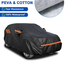 6 Layer SUV Car Cover Upgraded PEVA&Cotton Waterproof Car Cover Up to 208