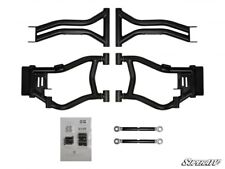 SuperATV Rear High Clearance A-Arms for Polaris RZR 800 S / RZR 800 4 - BLACK picture