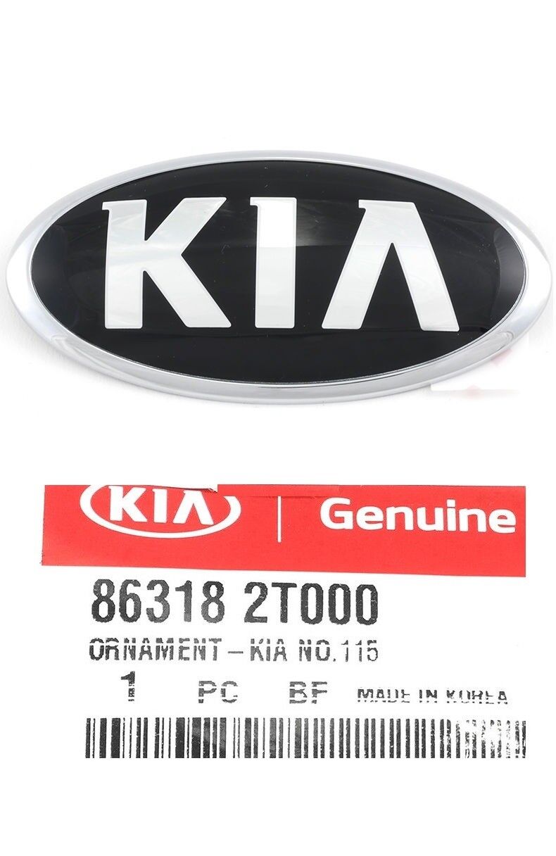 Front Bumper Emblem Hood Kia Logo Mark 2011-2020 Optima Genuine Badge Ornament