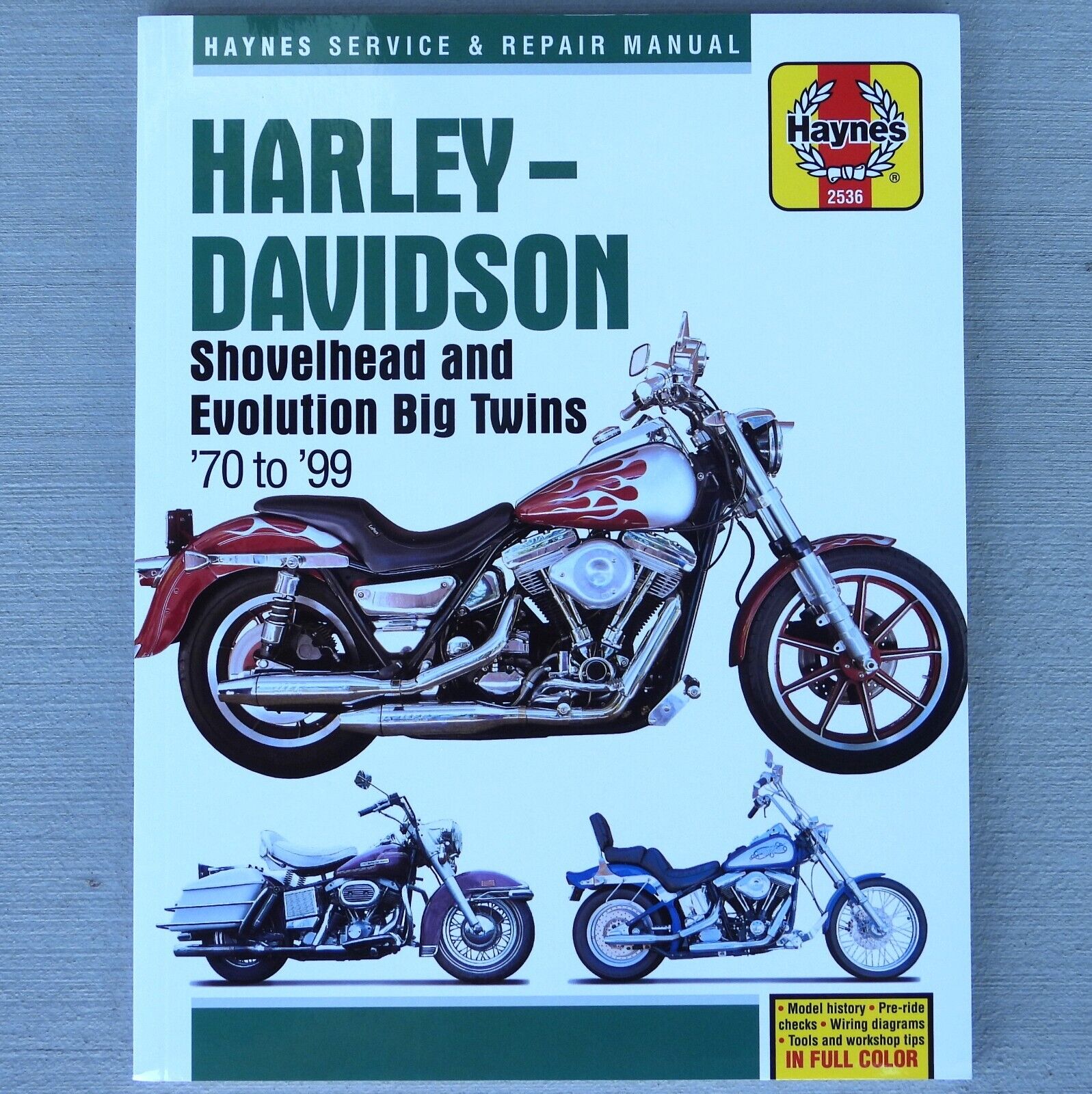 1970-1999 Harley Davidson Electra Tour Glide Dyna Softail HAYNES REPAIR MANUAL