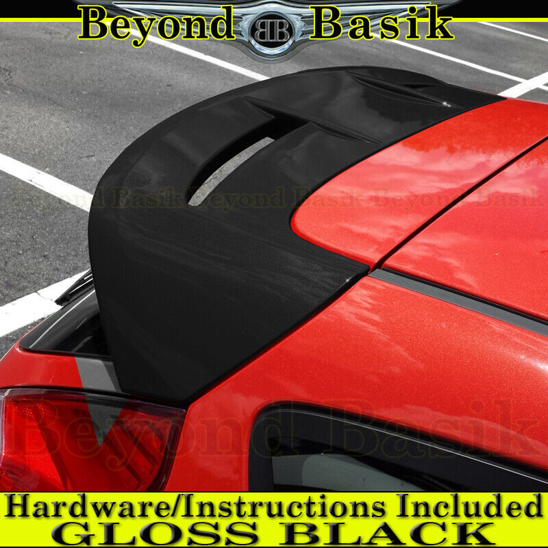 2011-2018 2019 Ford Fiesta Hatchback ST Factory Style Spoiler Wing GLOSS BLACK