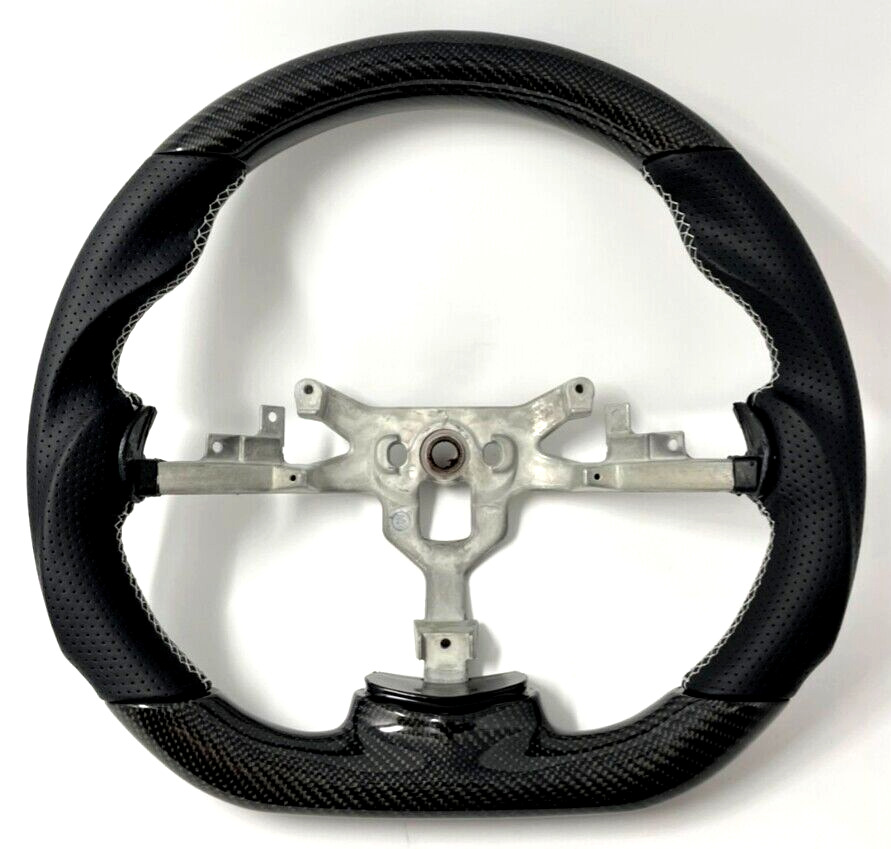 REVESOL Real Carbon Fiber Steering Wheel for 2006-2013 Corvette C6 Z06