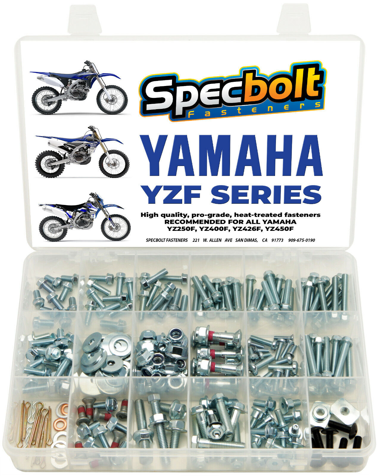 Bolt Kit Yamaha YZF 250 400 426 450 YZ400F YZ426F YZ450F PLASTICS ENGINE