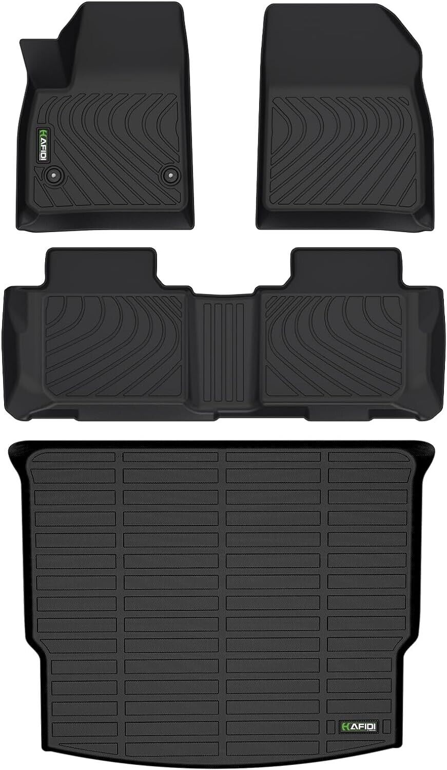 Floor Mats & Cargo Trunk Mat Liner For 19-24 Chevy Blazer Heavy Duty TPE Custom