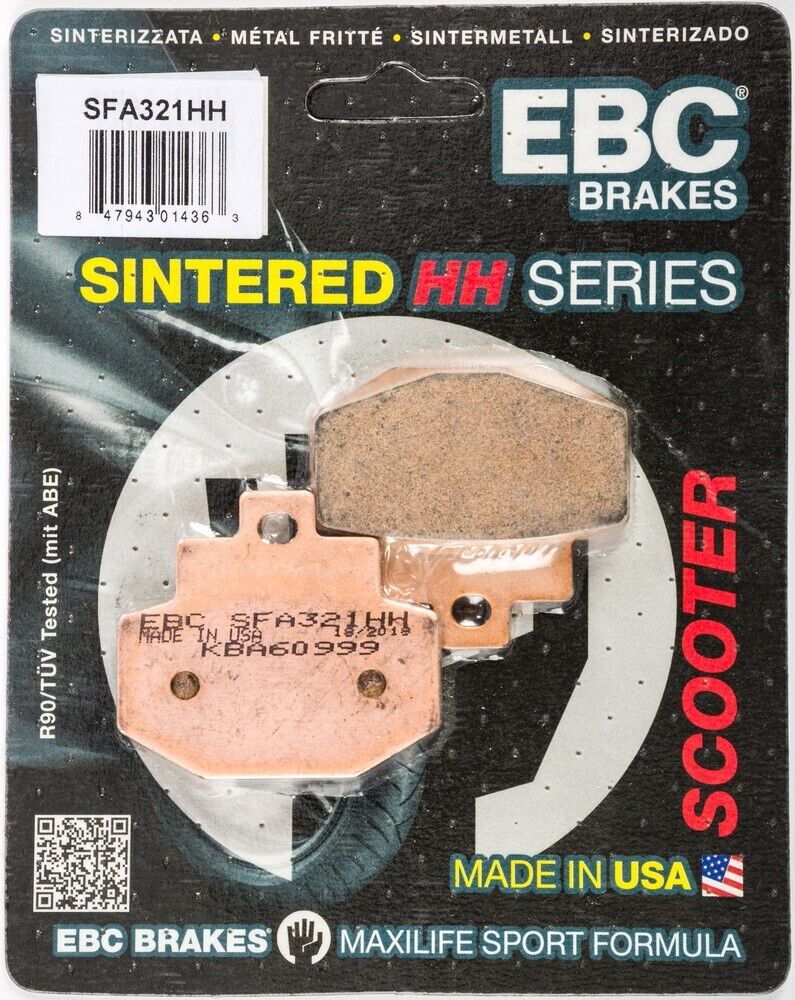 EBC SFA321HH SFA Sintered Scooter Brake Pads (Made In USA)