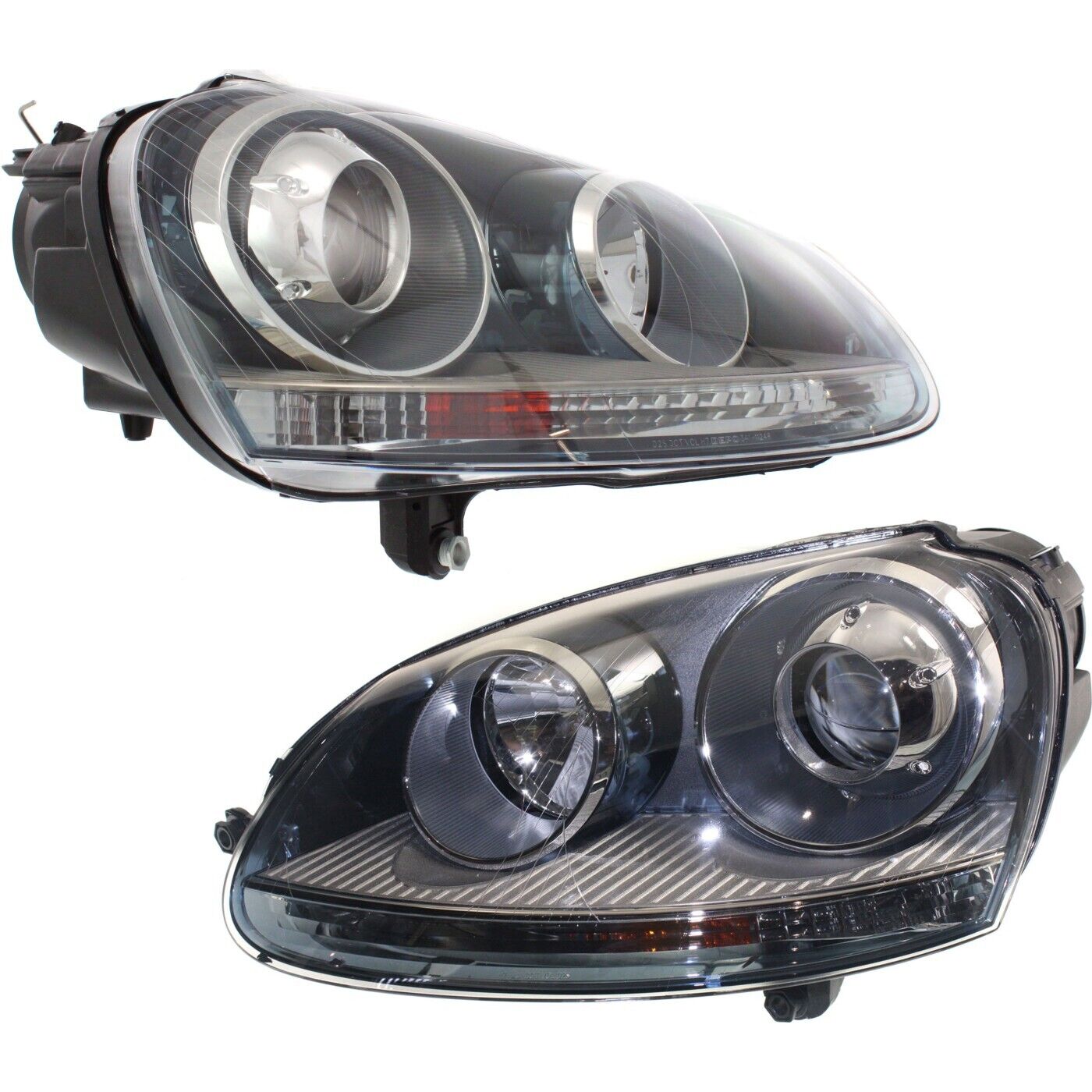HID Headlight Set For 2005-2010 Volkswagen Jetta Left & Right Pair