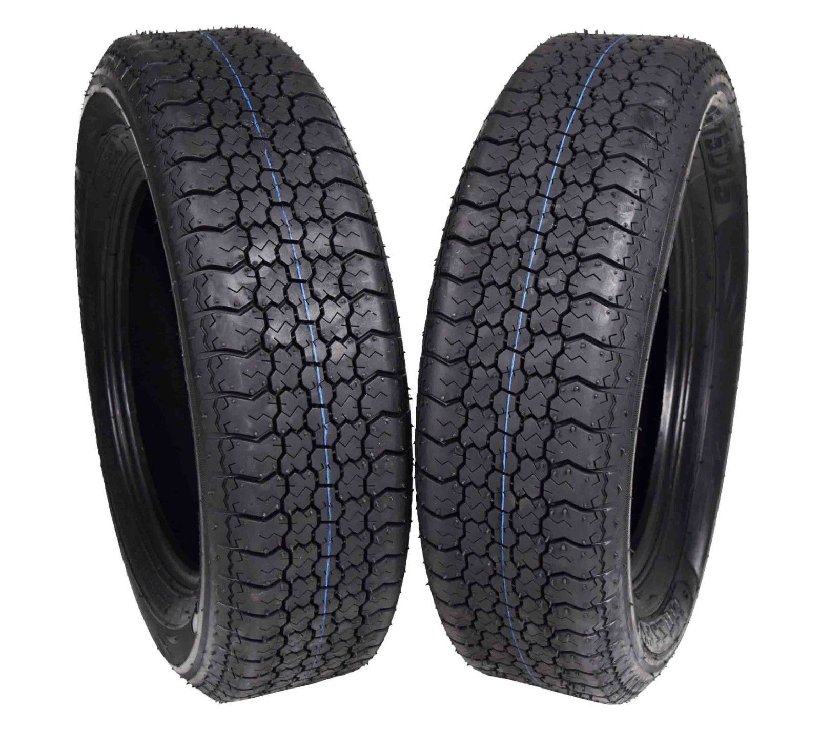 MASSFX 205/75-15 ST205/75D15 Bias 6 Ply Trailer Tire Single Tire (2 Pack)