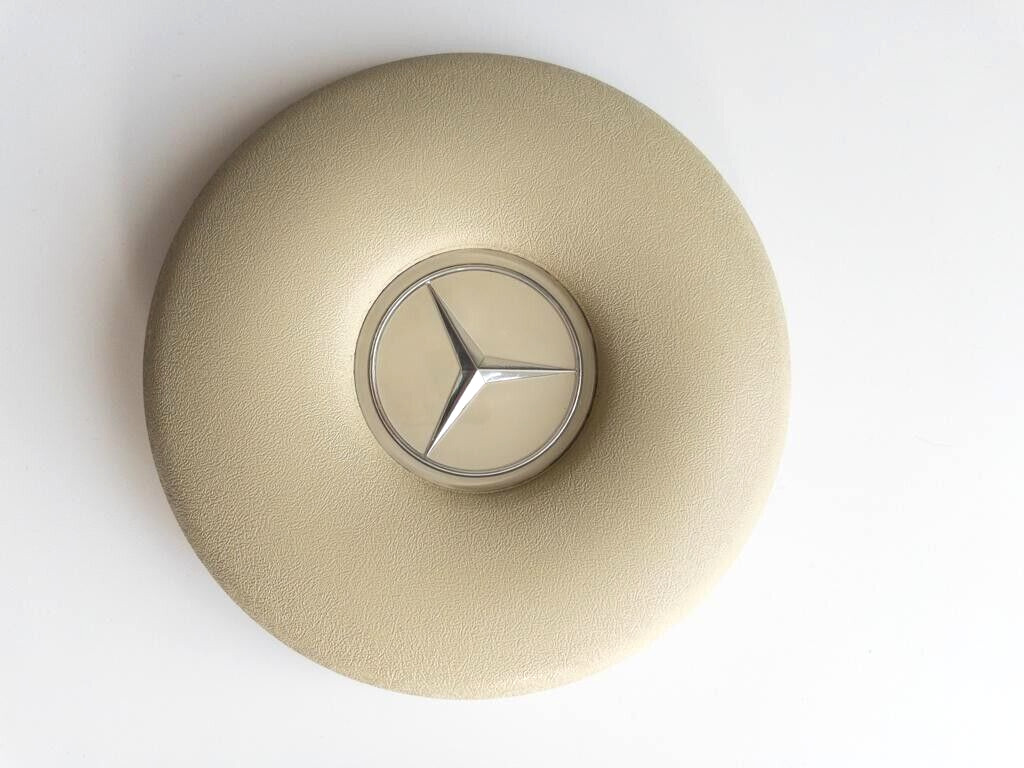 NEW - Mercedes W113 W114 W115 W108 W109 hub pads ivory cream for steering wheel