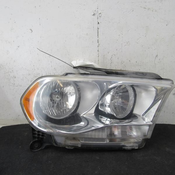 11 2012 13 Dodge Durango Passenger RH Headlight Head Lamp w/ Chrome Bezel