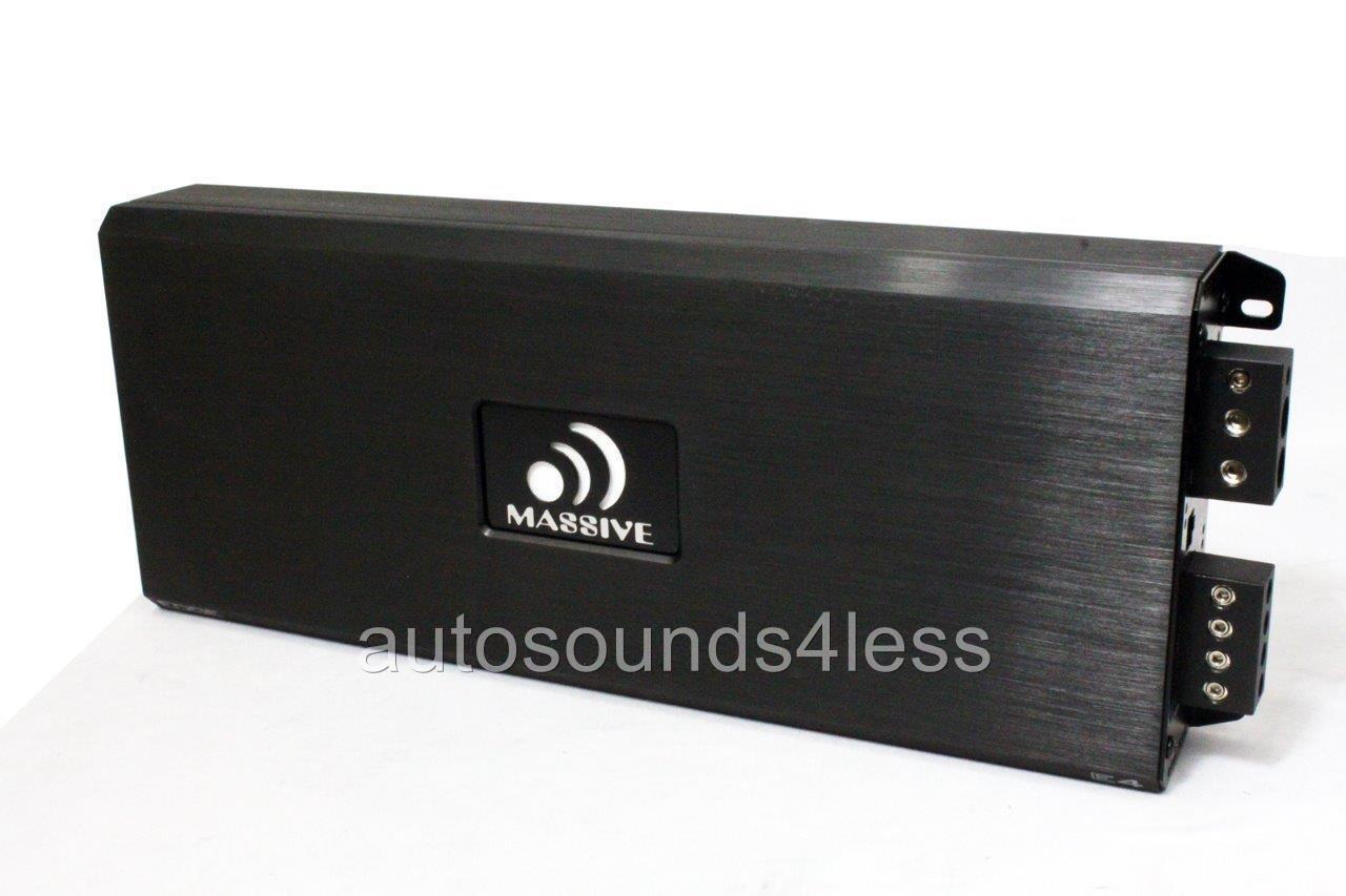 NEW Massive Audio E4 Edge Series 4000 Watt Monoblock Subwoofer Amplifier Class D