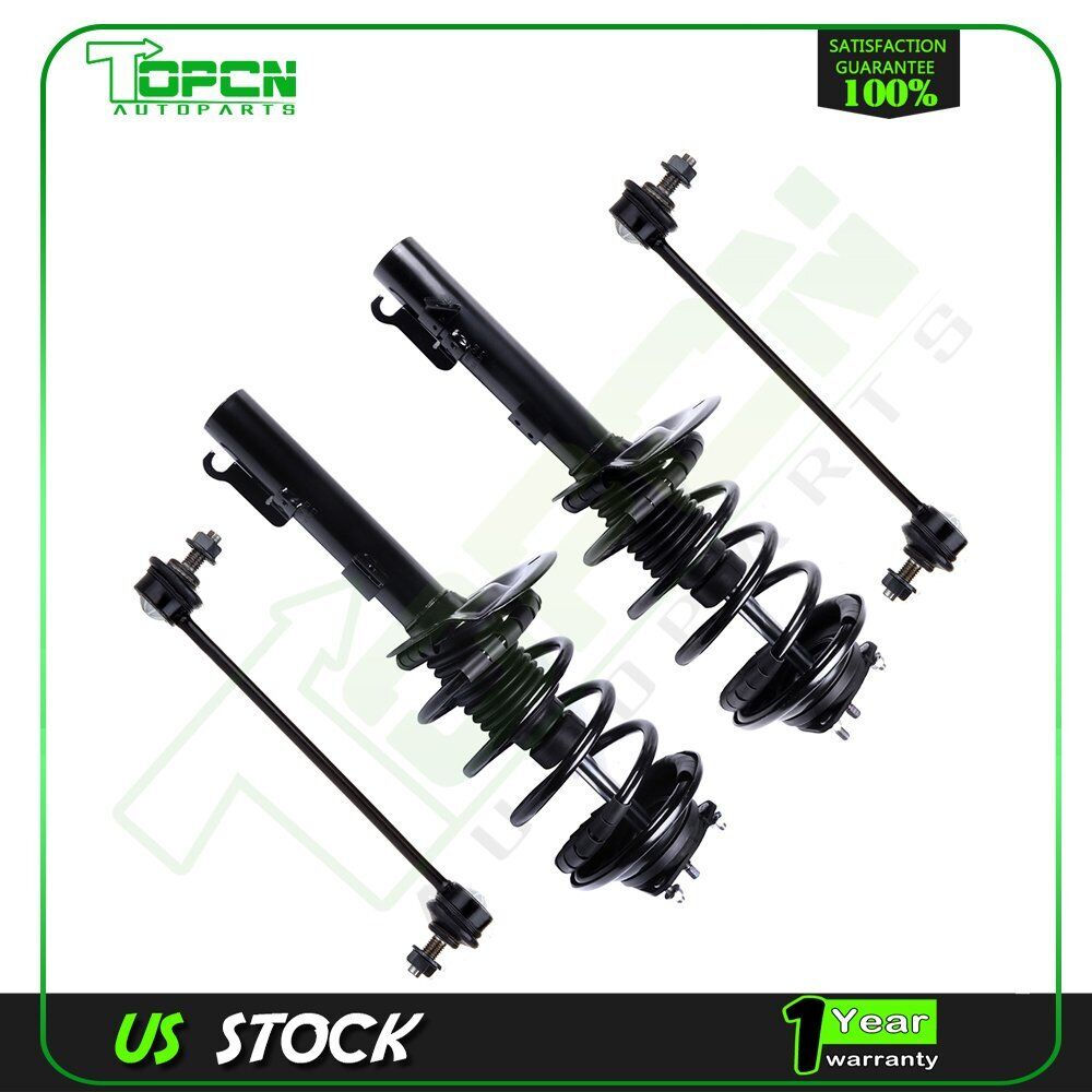 For 2008-2011 Ford Focus 2.0L 2.3L 4pc Front Complete Quick Strut Sway link