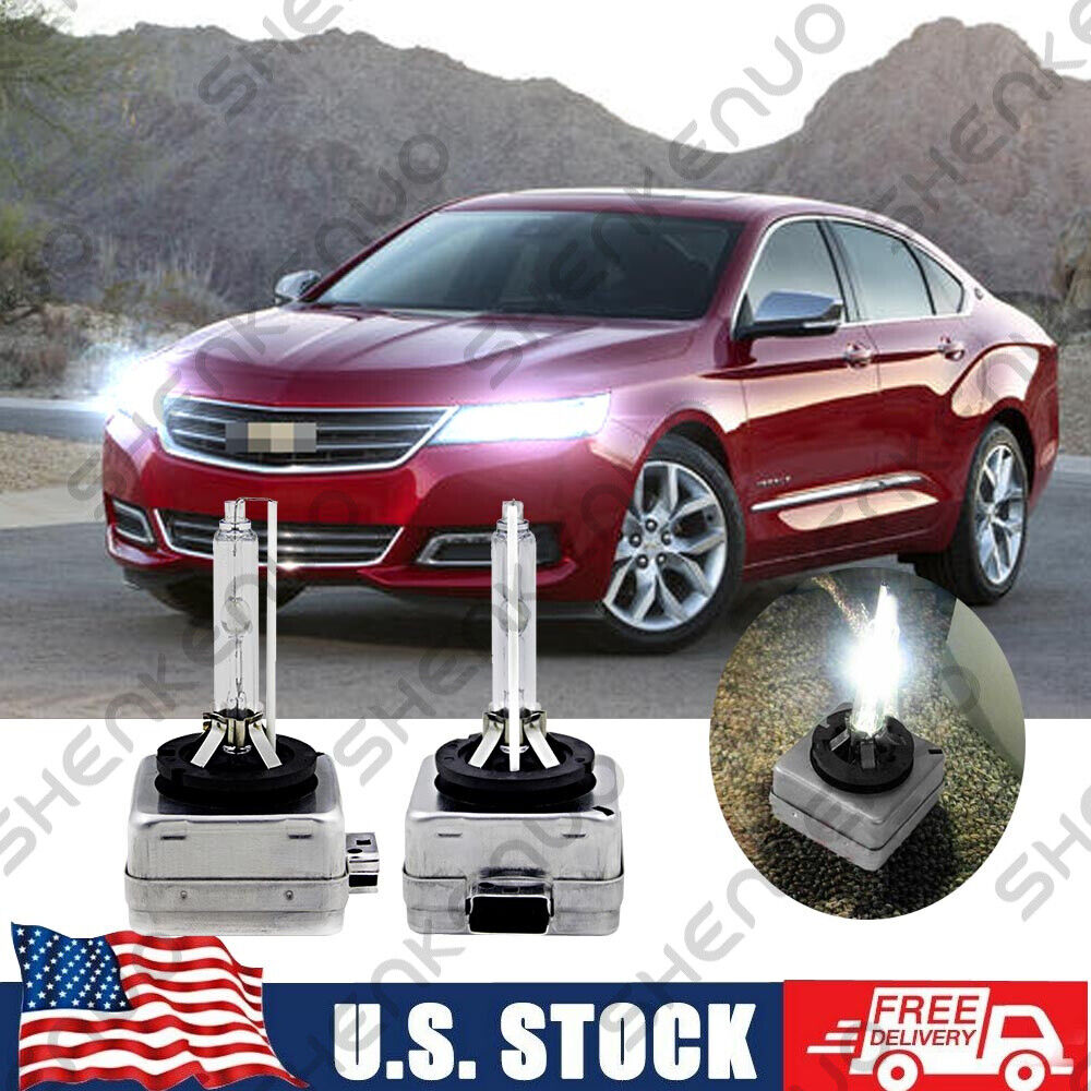 Front HID Headlight Bulb For  Impala 2014-2017 Low & High Beam Stock Qty2