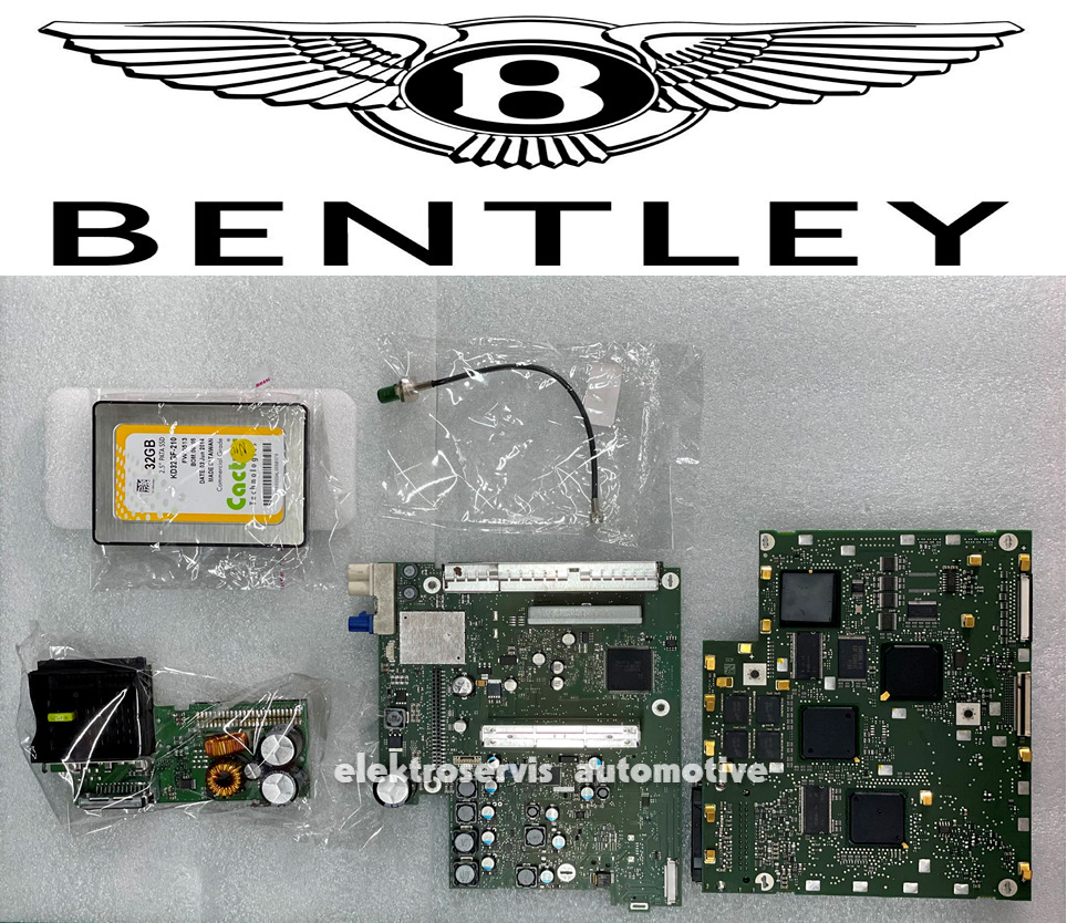 Bentley Continental GT GTC Navigation GPS Radio 3W0035017Q  MOTHERBOARD KIT PART