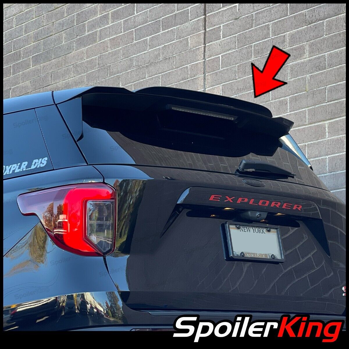SpoilerKing Rear Add-on Roof Spoiler (Fits: Ford Explorer 2020-present) 284G