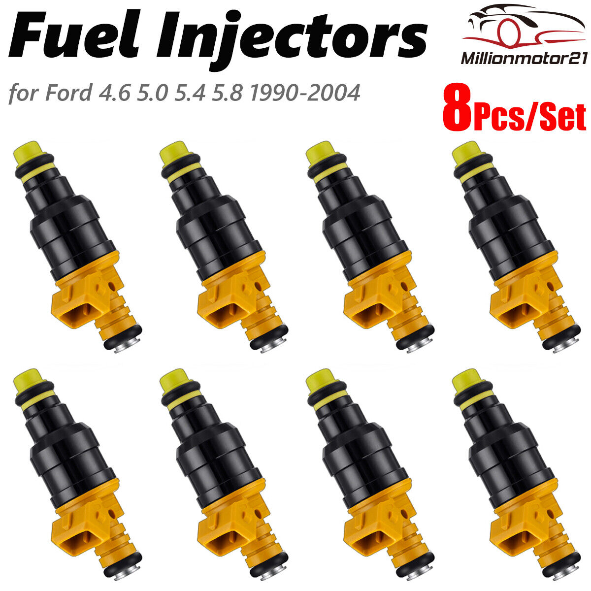 0280150909 8x Upgrade Fuel Injectors For Ford F150 F250 F350 4.6L 5.0L 5.4L 5.8L